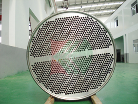 堆焊復合管板深孔加工